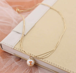 18” Power T 3 Strand Pearl Necklace