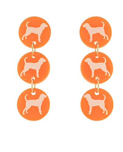 Three Tiered Smokey Earrings