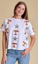 Load image into Gallery viewer, The All Over Sequin Boxy Tee