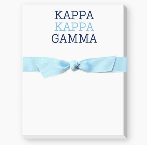 Kappa Kappa Gamma Sorority Notepad
