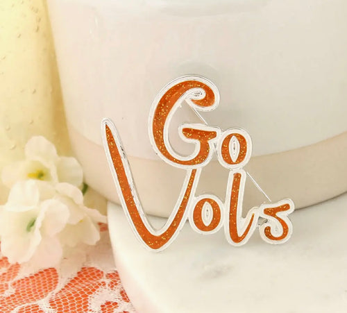 Go Vols Pin