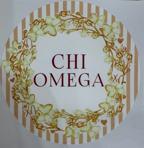 Chi Omega Sticker