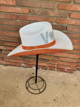 Load image into Gallery viewer, VOLS Rhinestone Cowgirl Hat