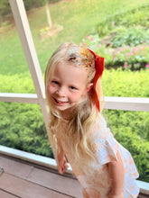 Load image into Gallery viewer, Lainee Jo’s Orange, Silver, and Footballs Glitter Gel (for hair and body)