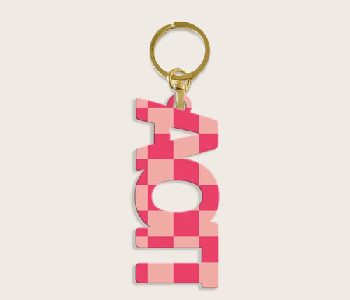 Alpha Omicron Pi Keychain