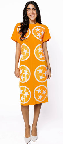Queen of Sparkles Tennessee Tri Star Midi Dress