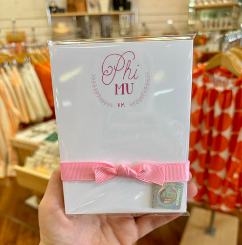 Phi Mu Mini Notepad