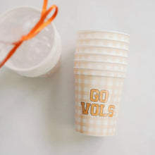 Load image into Gallery viewer, Set of 6 Plaid Reusable Cups