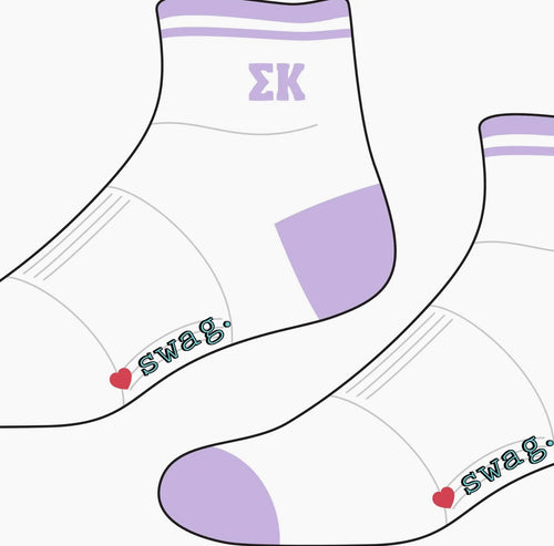 Sigma Kappa Ankle Socks