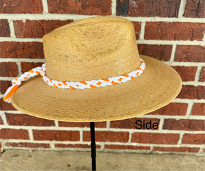Natural Palm Power T Braided Hat