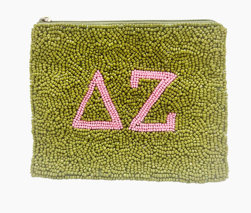 Delta Zeta Beaded Coin Purse