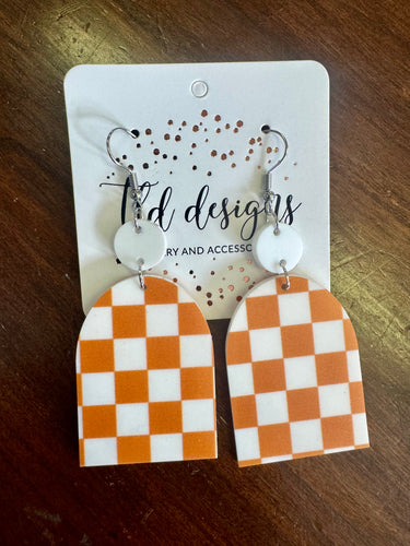 Checkered Earrings