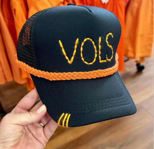 Black VOLS Trucker Hat