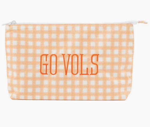 Medium Tennessee Wipstitch Tyvek Zipper Pouch 10x7