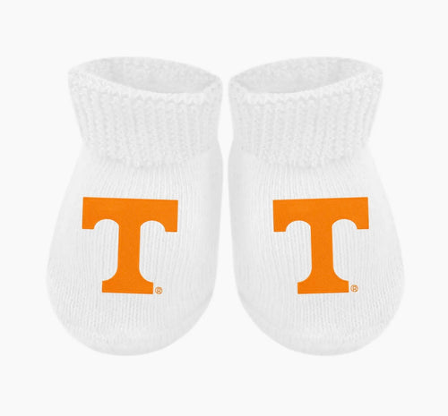 White New Born Booties