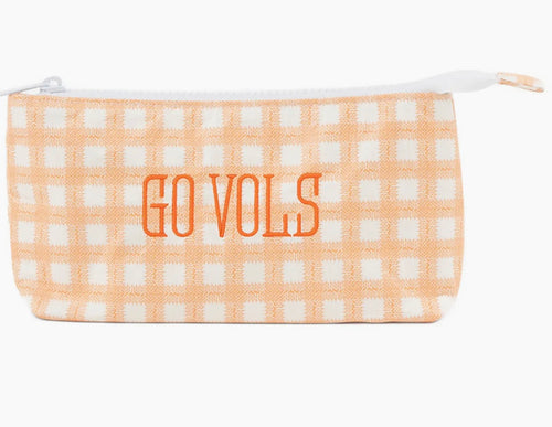 Small Tennessee Wipstitch Tyvek Zipper Pouch 8x5