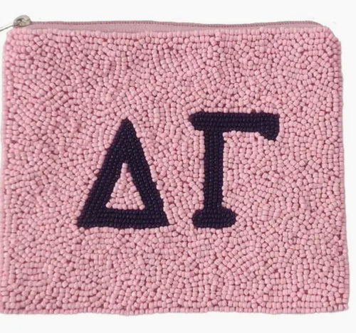 Delta Gamma Beaded Coin Purse