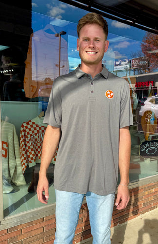 Men’s Grey Tri Star Polo