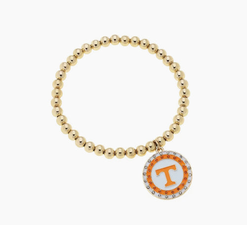 Tennessee VOLS Pave Disc Stretch Bracelet