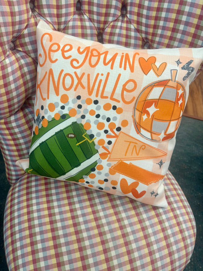 See You in Knox Pillow