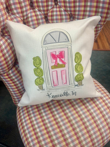 Pink Door Knoxville, TN Pillow