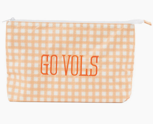 Large Wipstitch Tennessee Tyvek Zipper Pouch 13x9