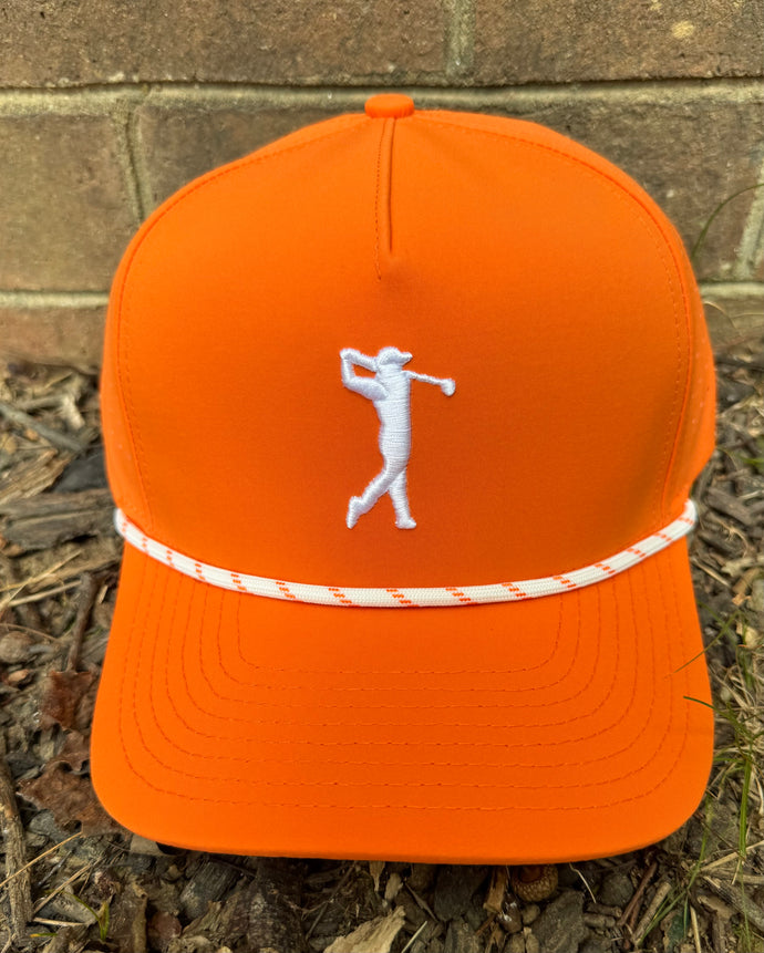 Orange Golfer Trucker
