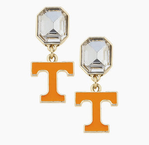 Tennessee VOLS Rhinestone Earrings