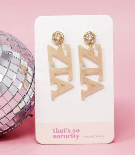 Zeta Gold Earrings