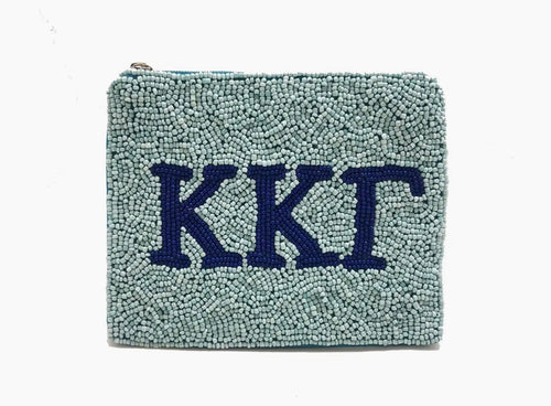 Kappa Kappa Gamma Beaded Coin Purse