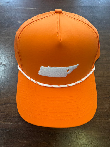 Orange Knoxville, Tennessee Star State Trucker Hat