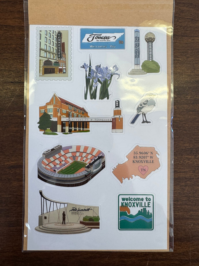 Knoxville Sticker Sheet