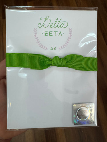 Delta Zeta Notepad