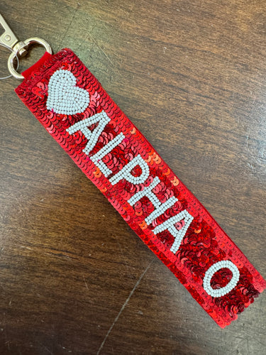 Alpha Omicron Pi Wristlet